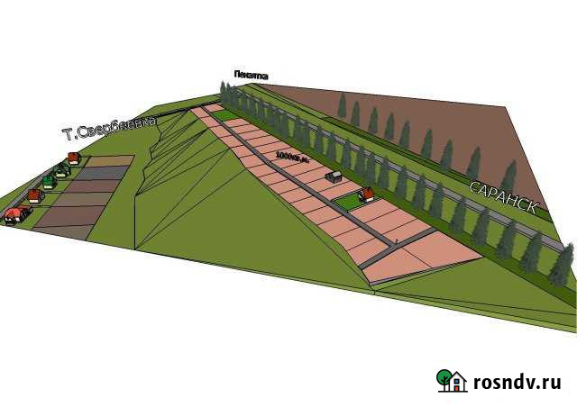 Участок СНТ, ДНП 10 сот. на продажу в Саранске Саранск - изображение 1