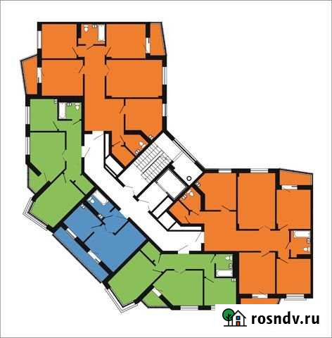 1-комнатная квартира, 38 м², 7/9 эт. на продажу в Красноярске Красноярск - изображение 1
