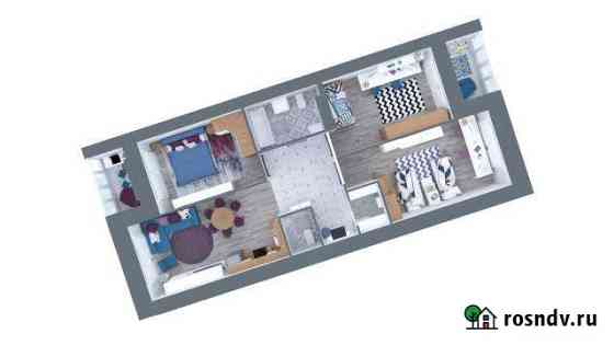 4-комнатная квартира, 95.3 м², 4/17 эт. на продажу в Барнауле Барнаул