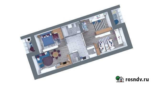 4-комнатная квартира, 95.3 м², 4/17 эт. на продажу в Барнауле Барнаул - изображение 1