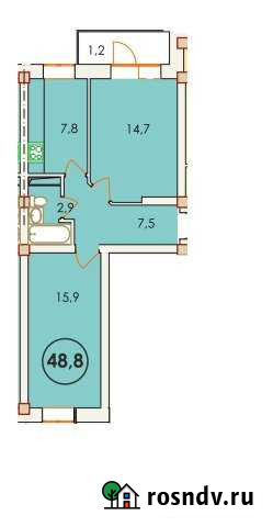 2-комнатная квартира, 48.8 м², 4/9 эт. на продажу в Улан-Удэ Улан-Удэ - изображение 1