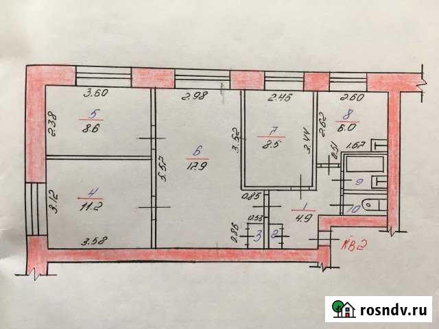 4-комнатная квартира, 62 м², 2/5 эт. на продажу в Набережных Челнах Набережные Челны - изображение 1