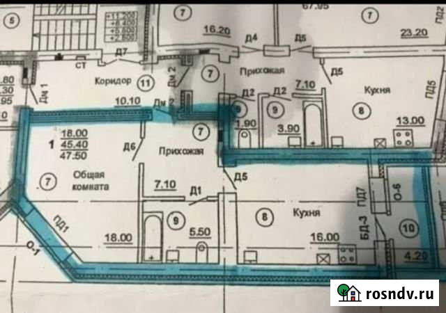 1-комнатная квартира, 47 м², 4/5 эт. на продажу в Бору Бор - изображение 1