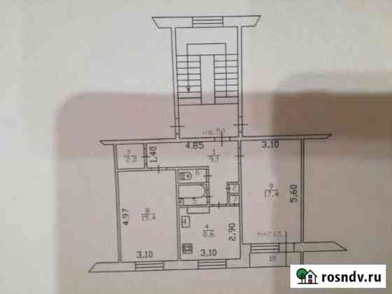 2-комнатная квартира, 56 м², 3/3 эт. на продажу в Сосново Сосново