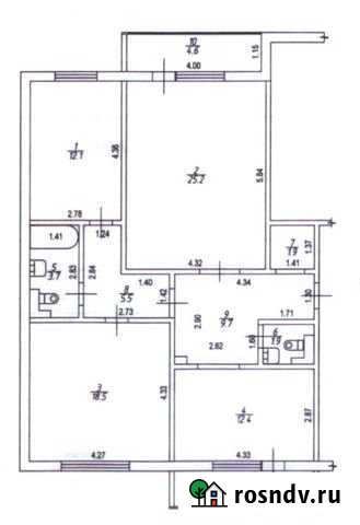 3-комнатная квартира, 90.9 м², 4/5 эт. на продажу в Ханты-Мансийске Ханты-Мансийск - изображение 1