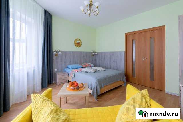 1-комнатная квартира, 39 м², 3/4 эт. в аренду посуточно в Пушкине Пушкин - изображение 1