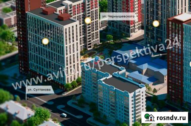 3-комнатная квартира, 76.2 м², 18/23 эт. на продажу в Уфе Уфа - изображение 1