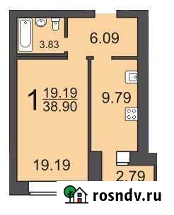 1-комнатная квартира, 38.9 м², 1/10 эт. на продажу в Саратове Саратов - изображение 1