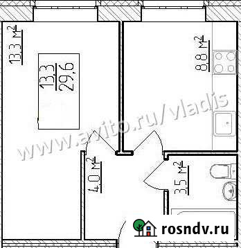 1-комнатная квартира, 29.6 м², 1/3 эт. на продажу в Муроме Муром - изображение 1