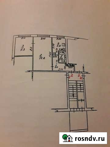 2-комнатная квартира, 41 м², 1/3 эт. на продажу в Лесном Свердловской области Лесной - изображение 1