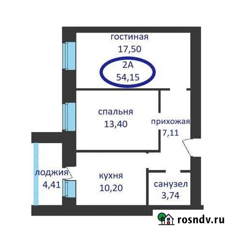 2-комнатная квартира, 54 м², 7/14 эт. на продажу в Тюмени Тюмень - изображение 1