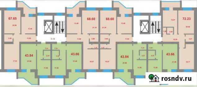 2-комнатная квартира, 68.7 м², 5/10 эт. на продажу в Тобольске Тобольск - изображение 1
