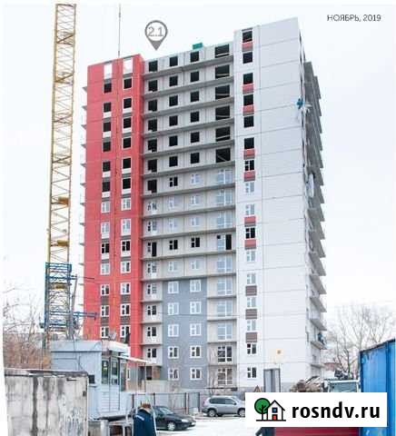 2-комнатная квартира, 58 м², 10/17 эт. на продажу в Красноярске Красноярск - изображение 1
