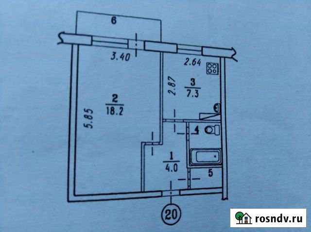 1-комнатная квартира, 35 м², 2/3 эт. на продажу в Новоомском Новоомский - изображение 1