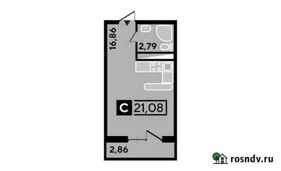 Квартира-студия, 21.1 м², 2/16 эт. на продажу в Краснодаре Краснодар