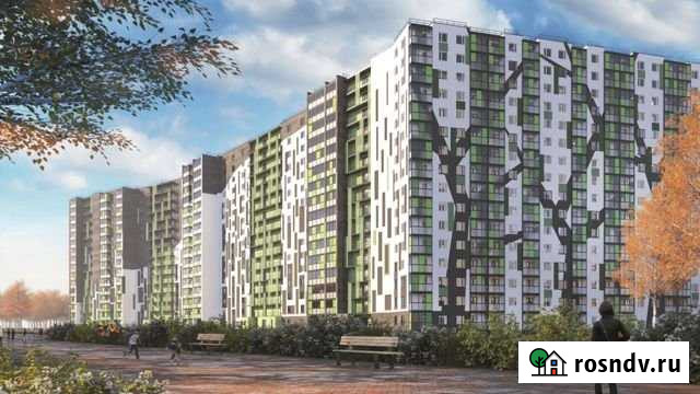 1-комнатная квартира, 37.2 м², 3/16 эт. на продажу в Кудрово Кудрово - изображение 1
