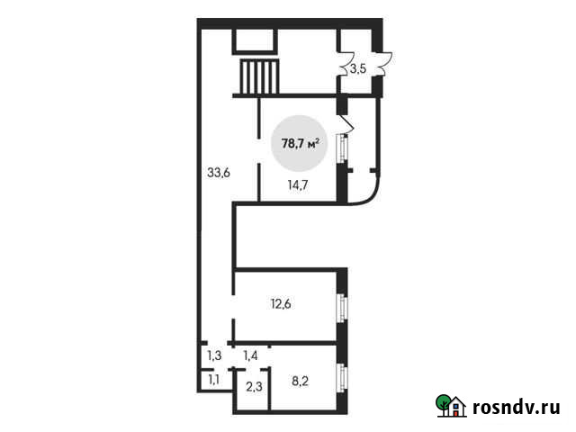 Продам помещение свободного назначения, 78.70 кв.м. Лобня - изображение 1