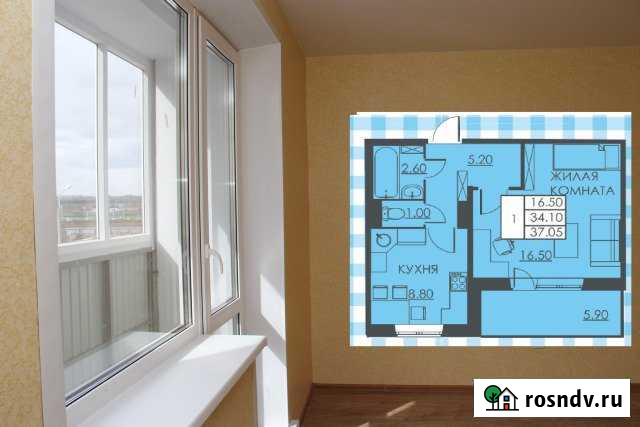 1-комнатная квартира, 37.1 м², 7/9 эт. на продажу в Перми Пермь - изображение 1