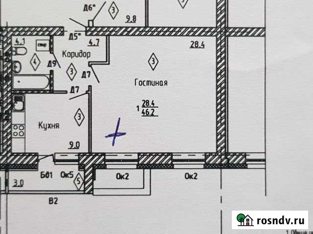 1-комнатная квартира, 46 м², 2/5 эт. на продажу в Тарко-Сале Тарко-Сале - изображение 1