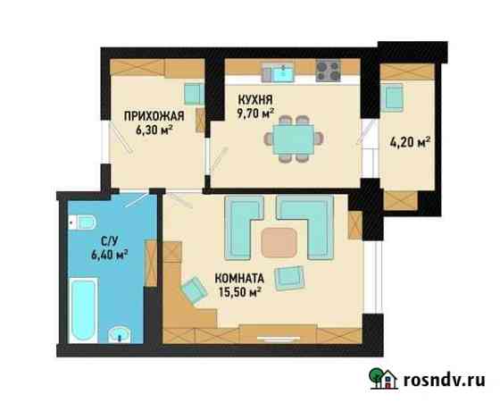 1-комнатная квартира, 42.1 м², 9/16 эт. на продажу в Волгограде Волгоград