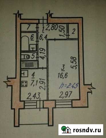 1-комнатная квартира, 39 м², 1/5 эт. на продажу в Печоре Печора - изображение 1