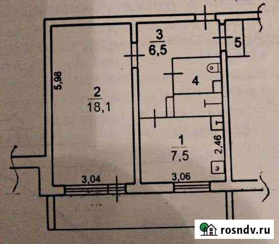 1-комнатная квартира, 36.2 м², 6/9 эт. на продажу в Петрозаводске Петрозаводск