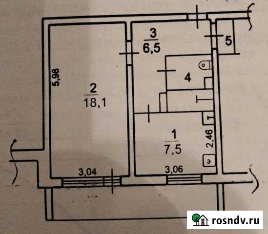 1-комнатная квартира, 36.2 м², 6/9 эт. на продажу в Петрозаводске Петрозаводск - изображение 1