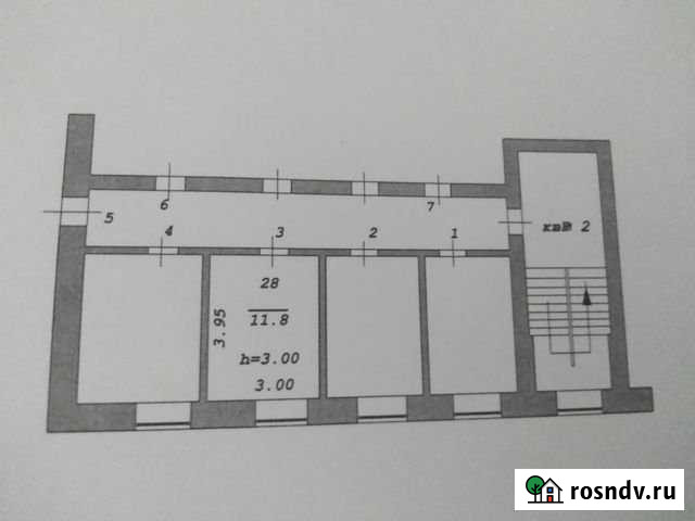 Комната 11.8 м² в > 9-ком. кв., 2/2 эт. на продажу в Ангарске Ангарск - изображение 1