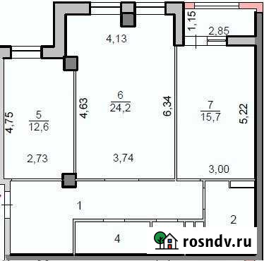2-комнатная квартира, 77 м², 10/16 эт. на продажу в Волгограде Волгоград - изображение 1