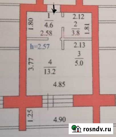 Квартира-студия, 29.6 м², 3/10 эт. на продажу в Благовещенске Амурской области Благовещенск - изображение 1