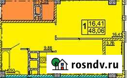 1-комнатная квартира, 48.1 м², 7/18 эт. на продажу в Белгороде Белгород - изображение 1