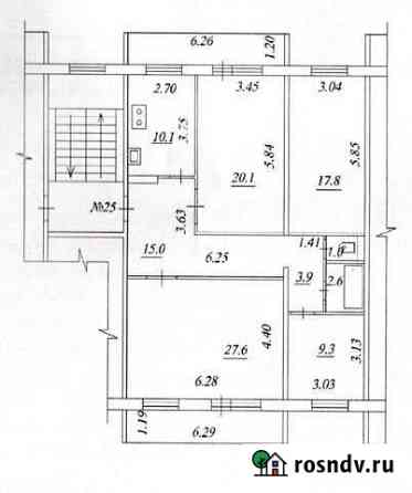 4-комнатная квартира, 107 м², 4/5 эт. на продажу в Благовещенске Амурской области Благовещенск