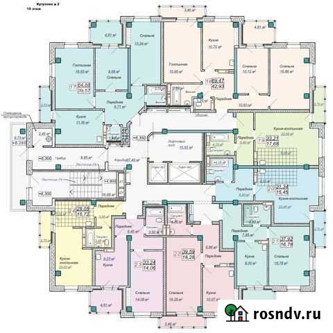 1-комнатная квартира, 39.5 м², 4/16 эт. на продажу в Бердске Бердск - изображение 1