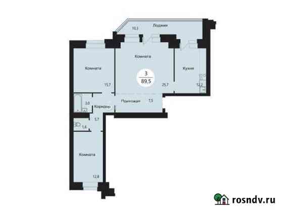 3-комнатная квартира, 90 м², 3/10 эт. на продажу в Красноярске Красноярск
