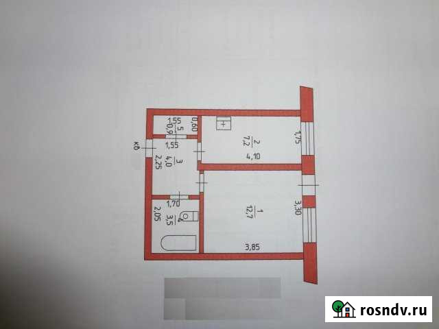 1-комнатная квартира, 28.3 м², 1/2 эт. на продажу в Куеде Куеда - изображение 1