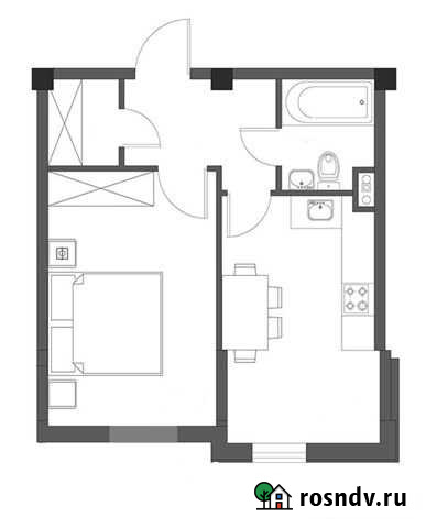1-комнатная квартира, 36.1 м², 3/5 эт. на продажу в Ливнах Ливны - изображение 1