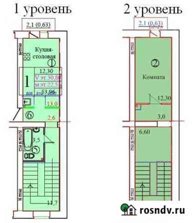 1-комнатная квартира, 54 м², 5/6 эт. на продажу в Вологде Вологда