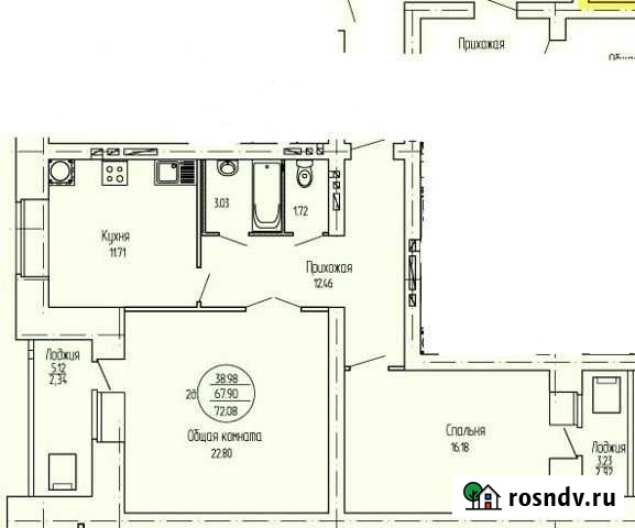 1-комнатная квартира, 73.2 м², 2/9 эт. на продажу в Йошкар-Оле Йошкар-Ола - изображение 1