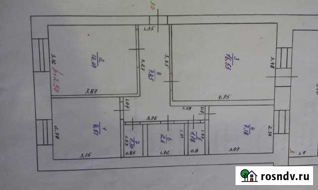 3-комнатная квартира, 61.2 м², 5/5 эт. на продажу в Барыше Барыш - изображение 1