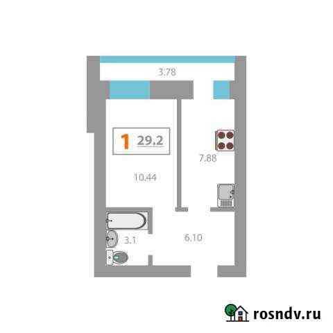 1-комнатная квартира, 28.1 м², 4/9 эт. на продажу в Тобольске Тобольск