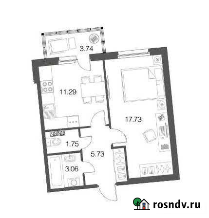 1-комнатная квартира, 39.6 м², 2/4 эт. на продажу в Токсово Токсово - изображение 1
