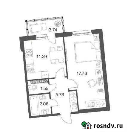 1-комнатная квартира, 39.4 м², 4/4 эт. на продажу в Токсово Токсово - изображение 1