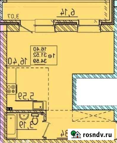 Квартира со свободной планировкой, 38 м², 1/1 эт. на продажу в Маркове Маркова - изображение 1