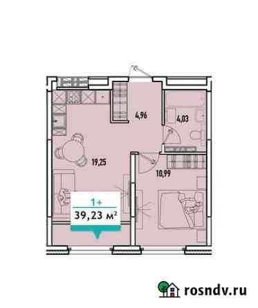 1-комнатная квартира, 39.2 м², 4/15 эт. на продажу в Тюмени Тюмень