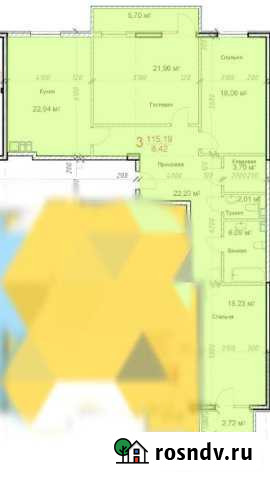 3-комнатная квартира, 124 м², 2/8 эт. на продажу в Геленджике Геленджик - изображение 1