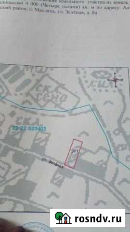 Участок ИЖС 40 сот. на продажу в Крутихе Крутиха - изображение 1