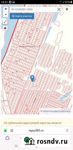 Участок СНТ, ДНП 10 сот. на продажу в Колывани Колывань - изображение 1