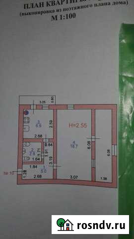 1-комнатная квартира, 44.3 м², 4/5 эт. на продажу в Октябрьском Республики Северная Осетия Октябрьское - изображение 1