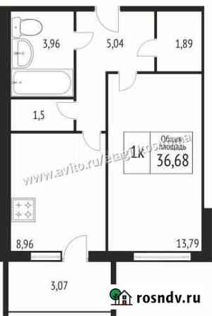 1-комнатная квартира, 36.7 м², 1/5 эт. на продажу в Костроме Кострома