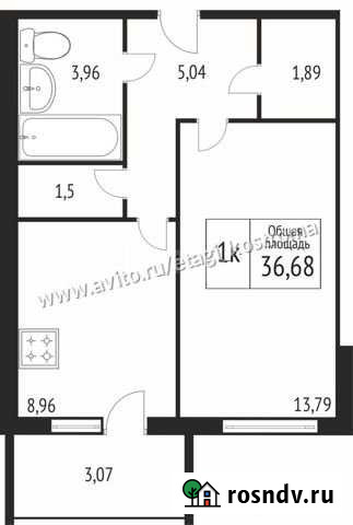 1-комнатная квартира, 36.7 м², 1/5 эт. на продажу в Костроме Кострома - изображение 1